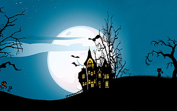 Holidays, Houses, Halloween HD wallpaper