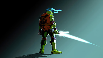 Jedi Leo, teenage-mutant-ninja-turtles, ninja-turtle, artwork, movies, artist, digital-art, deviantart HD wallpaper