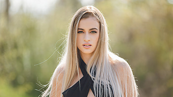 Blonde Girl Glance Beauty , blonde, girls, model HD wallpaper