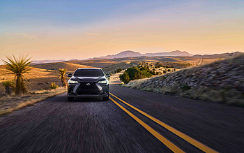 Lexus NX, front view, exterior, gray NX, crossover, NX 350 sport, japanese cars, Lexus HD wallpaper