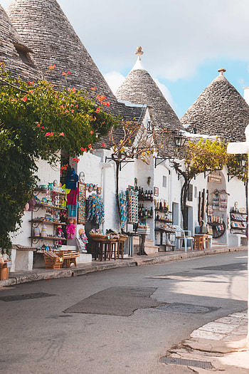 Alberobello, Fairytale town, Puglia, Enchanting destination HD phone wallpaper