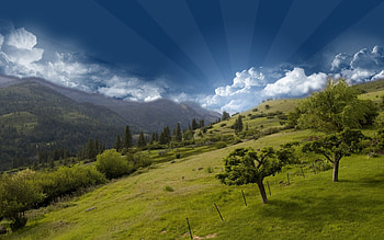 Hilltop Mountain Skys, hilltop, skys, mountain HD wallpaper