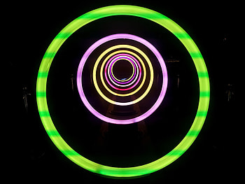 Circles, Shine, Light, Miscellanea, Miscellaneous, Neon HD wallpaper