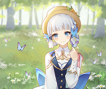 Kamisato Ayaka, Kamisato Ayaka (Genshin Impact), video game, Genshin Impact HD wallpaper