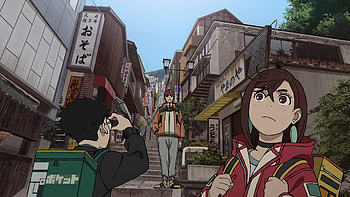 Dandadan : Momo Ayase & Jin Enjouji — Ken Takakura Tribute, Anime, Dandadan, Ken Takakura, Momo Ayase, Jin Enjouji HD wallpaper