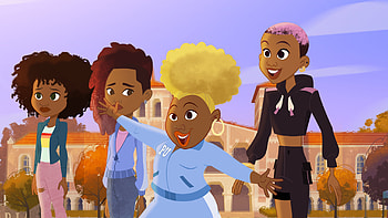 Kyla Pratt Penny Proud Karen Malina White Dijonay Jones Bresha Webb CeCe Proud Jo Marie Payton Suga Mama The Proud Family Louder and Prouder HD wallpaper