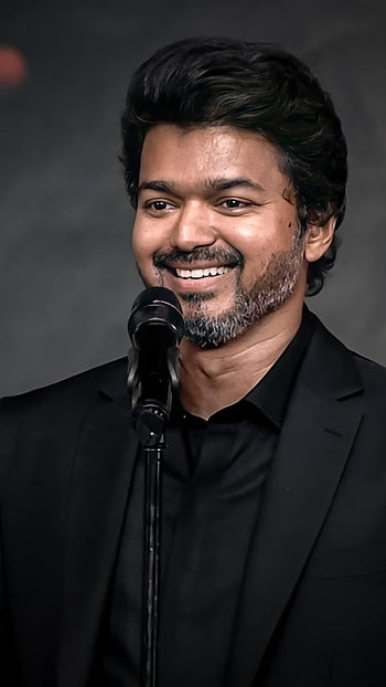 Beast Vijay, Black, Background HD phone wallpaper