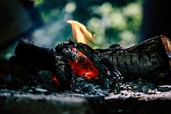 Bonfire, Coals, Miscellanea, Miscellaneous, Ash HD wallpaper
