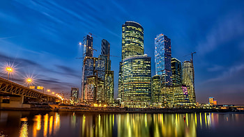 Moskva River, Moscow HD wallpaper