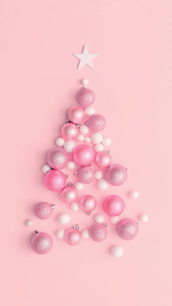 Pink Christmas, Christmas Aesthetic HD phone wallpaper