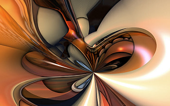 Form, Abstract, Light, Lines, Light Coloured, Alloy HD wallpaper