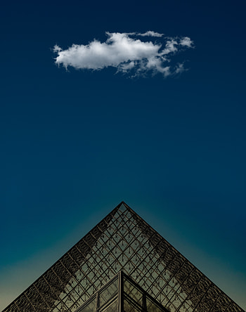 Architecture, Building, Miscellanea, Miscellaneous, Glass, Construction, Design, Pyramid HD phone wallpaper