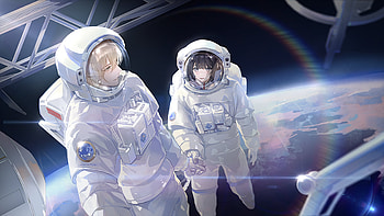 Alkaid (For All Time), Astronaut, Video Game, For All Time HD wallpaper