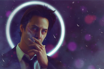 John Constantine, artist, artwork, artstation HD wallpaper