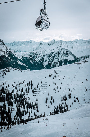 Winter, Nature, Trees, Snow, Mountain, Vertex, Top, Austria, Kleinwalsertal, Kleinvalzertal HD phone wallpaper