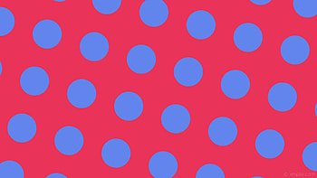 spots red polka dots blue HD wallpaper