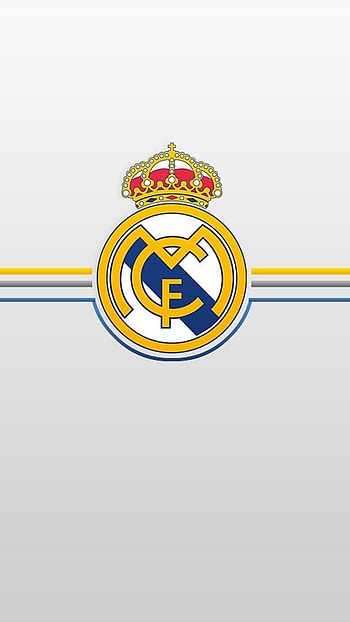 Real Madrid, White Background HD phone wallpaper