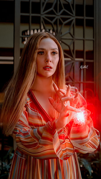 WANDA, head, orange HD phone wallpaper
