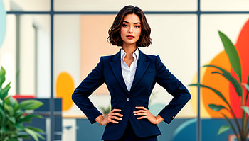 Girl Boss — Executive Confidence, girl boss, businesswoman, suit, office HD wallpaper