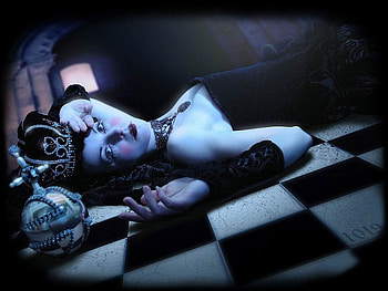 Queen, abstract, fantasy, woman HD wallpaper