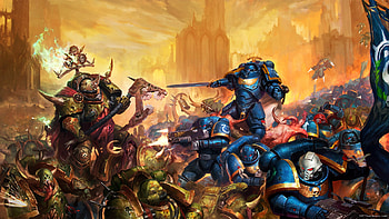 Warhammer , warriors, video game, art HD wallpaper