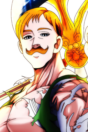 The Seven Deadly Sins, Escanor , Anime art, Stunning HD phone wallpaper
