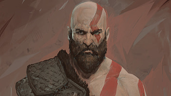 Kratos Artwork, kratos, games, artwork, deviantart HD wallpaper
