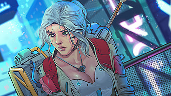 Ciri 2077 , ciri, the-witcher-3, games, ps4-games, xbox-games, pc-games, deviantart, cyberpunk-2077, artstation HD wallpaper
