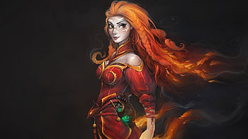 Dota 2 Lina, dota-2, games HD wallpaper