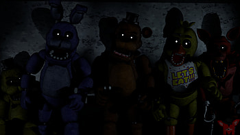 Level one animatronics, Five Nights at Freddy's HD wallpaper
