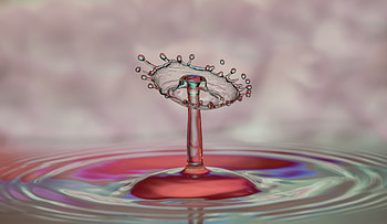 Drops, Macro, Spray, Splash, Liquid HD wallpaper