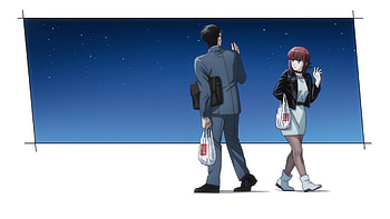 After-Shift Smoke: Sasaki & Yamada — Behind the Supermarket ( ), Anime, Smoking Behind The Supermarket With You, Yamada (Smoking Behind The Supermarket With You), Sasaki (Smoking Behind The Supermarket With You) HD wallpaper