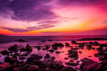 Turkey Sunset Dusk Sky Clouds Rocks, turkey, sunset, dusk, sky, clouds, rocks HD wallpaper