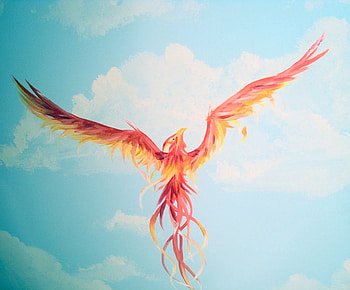 PHOENIX, cg, abstract, fantasy HD wallpaper