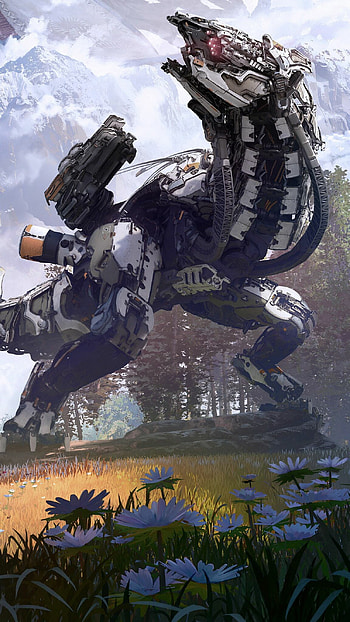 Thunderjaw, Horizon Forbidden West HD phone wallpaper