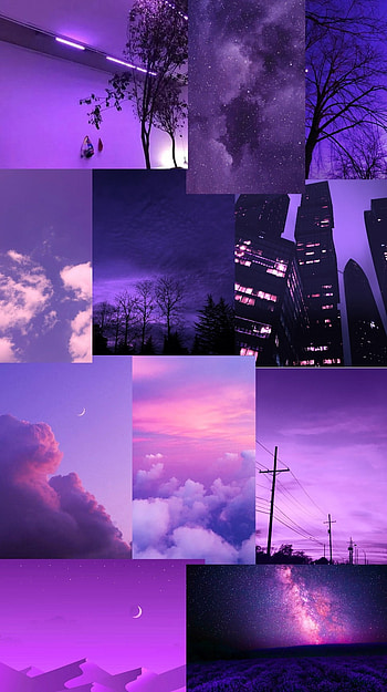 Purple Aesthetic HD phone wallpaper