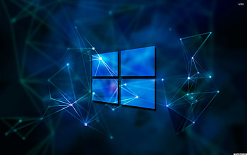 windows 10, square, dots, lines, windows HD wallpaper