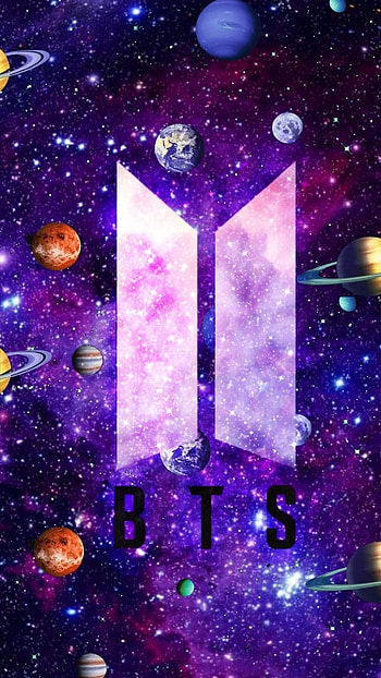 Bts Symbol, Purple Abstract HD phone wallpaper