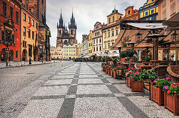 Czechia (Czech Republic), Houses, Prague street, and mobile backgrounds HD wallpaper