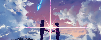 Dual monitor multi screen anime . HD wallpaper