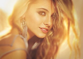 Radiant Girl, sweet, profile, blonde, beautiful, girl, radiant HD wallpaper