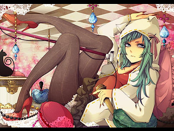 lazy miku, messy, room, high heels, hatsune miku, bored, tights, lazy, anime, pretty, hoody HD wallpaper