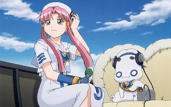 Akari and president 2, akari, anime, aria HD wallpaper