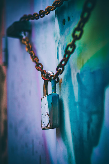Lock, Miscellanea, Miscellaneous, Closed, Chain, Iron HD phone wallpaper