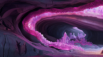 Majestic Crystal Cave, crystal, cave, crystal cave HD wallpaper