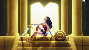 Wonder Woman Pride, wonder-woman, superheroes, artist, artwork, digital-art HD wallpaper