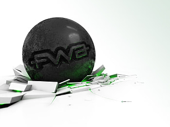 It Landed, black, globe, broken, ball, crushed HD wallpaper