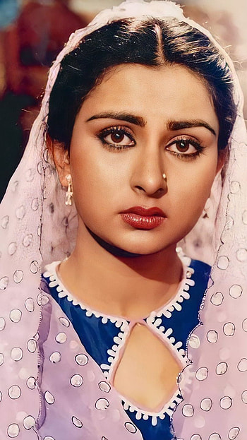 Poonam Dhillon, bollywood actress, vintage HD phone wallpaper