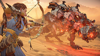 Rollerback and Aloy, Horizon Forbidden West HD wallpaper