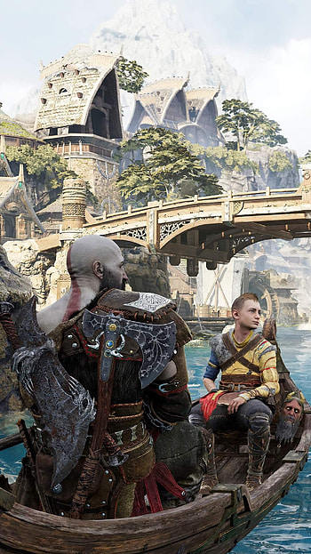 God of War Ragnarok, godofwarragnarok, kratos HD phone wallpaper